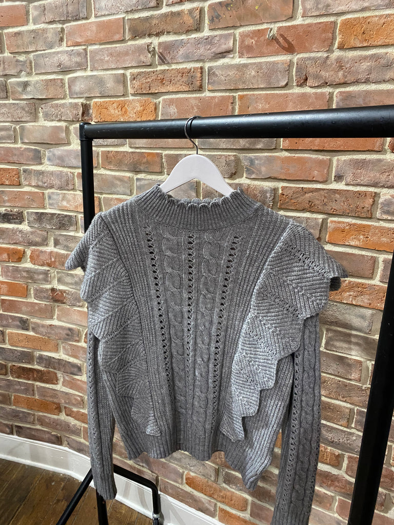 Monica Frill Cable Knit Jumper