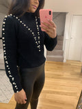 Vanessa Pearl V Detail Jumper Black