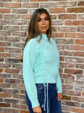 Fiona Pull String Jumper Mint